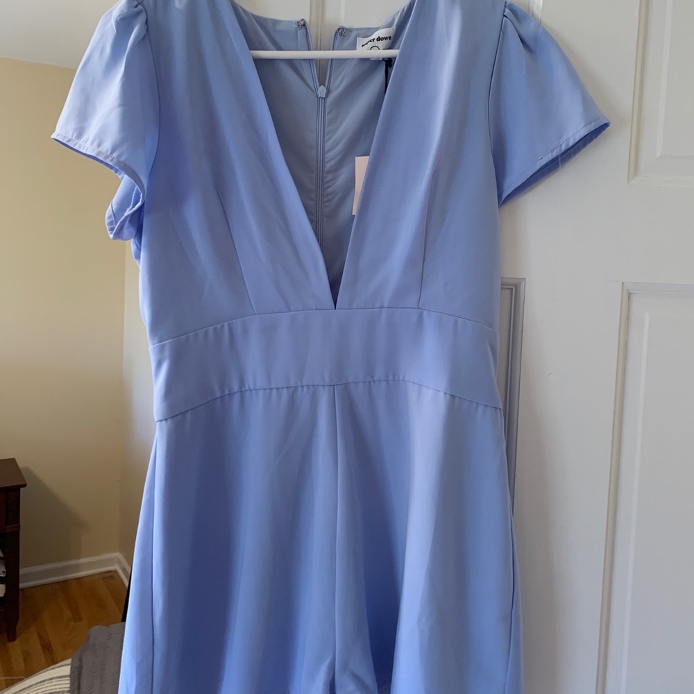 Powder blue SUPERDOWN romper